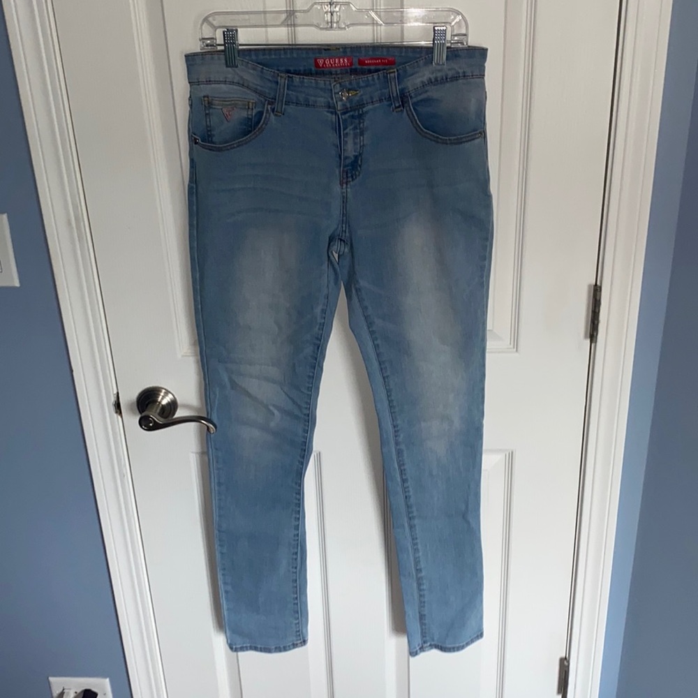 Guess Regular Fit Blue Jeans